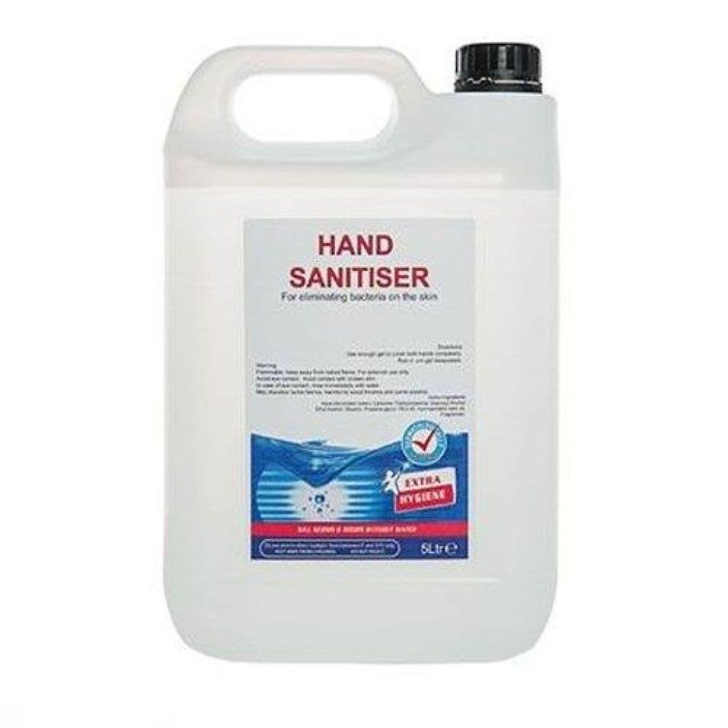 Rapid kill of germs & bacteria on hands without water. Made from alcohol-based gel formula, 50ml-5L bottles/jerrycans. 70% alcohol content (typical). Ideal for offices, hospitals, retail, hospitality.